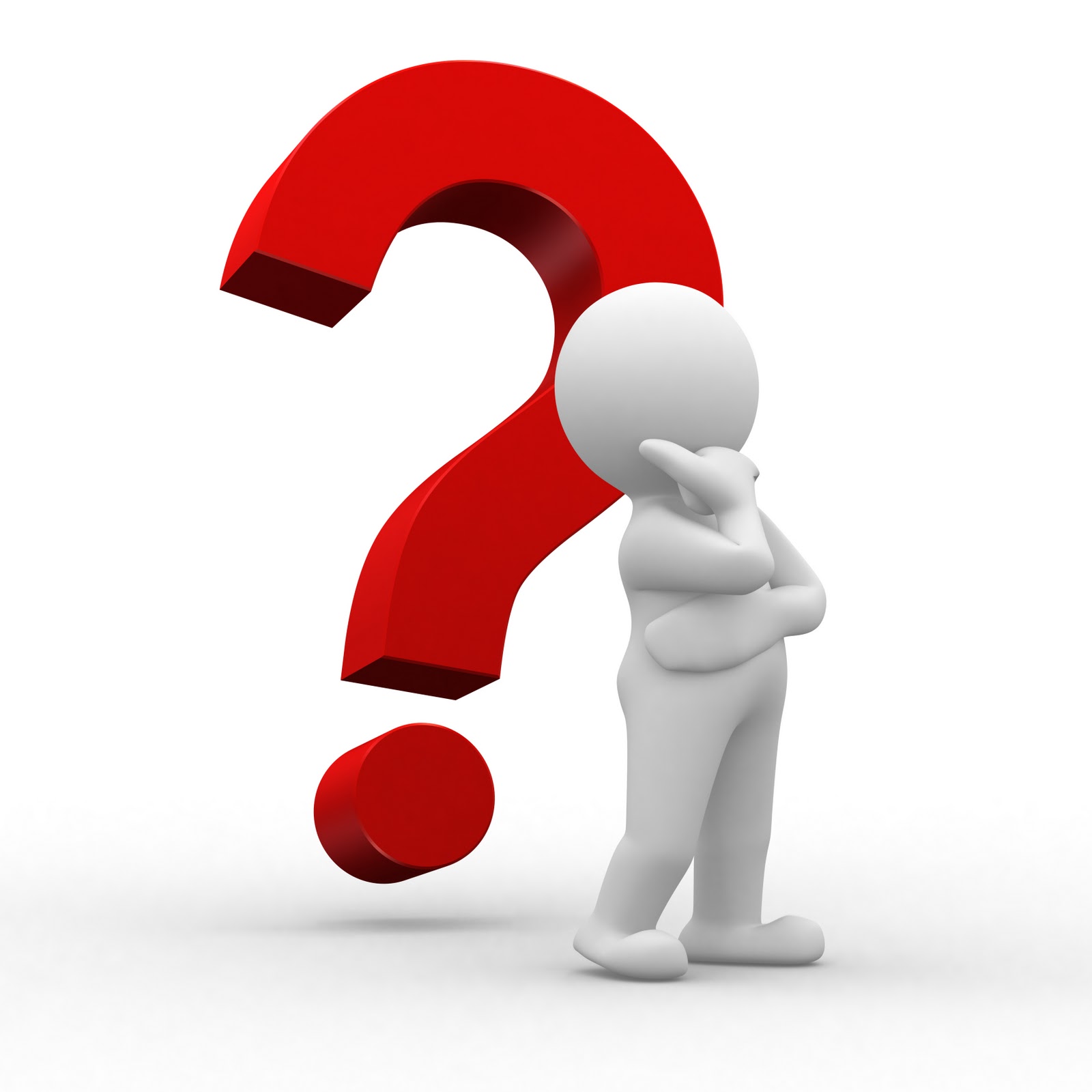 Question mark person Question mark person